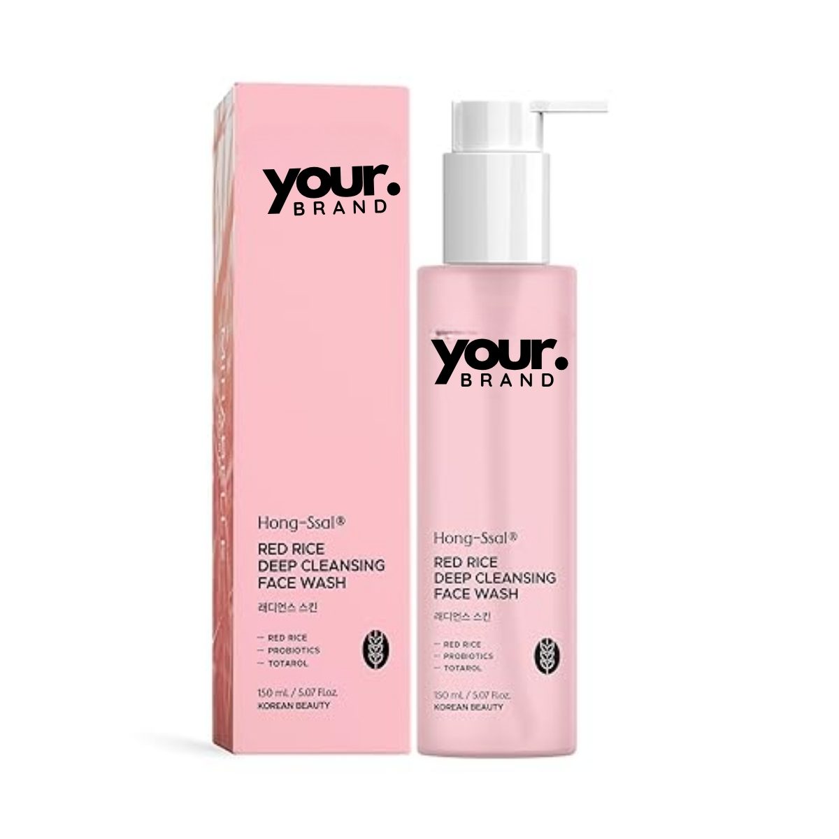 Red rice deep cleansing face wash manufactured by FABLAY COSMETIC FORMULATION